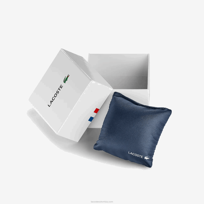 hombres Lacoste 6F242315 negro 000 Reloj 12.12 3 agujas - negro con correa de silicona