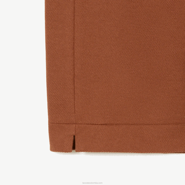 hombres Lacoste 6F24104 lfa marrón claro polo original l.12.12