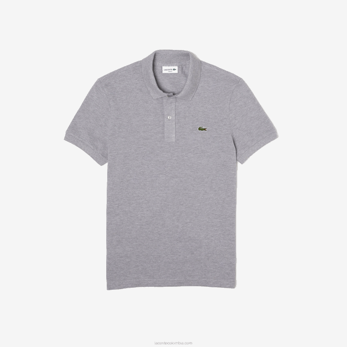 hombres Lacoste 6F241267 lomo gris yrd polo original l.12.12 slim fit