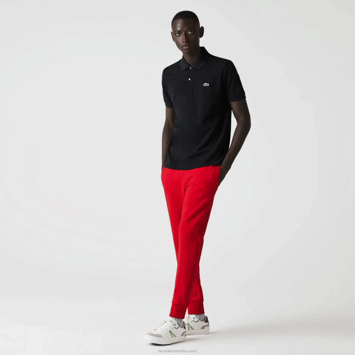 hombres Lacoste 6F24129 gris el6 polo jaspeado original l.12.12