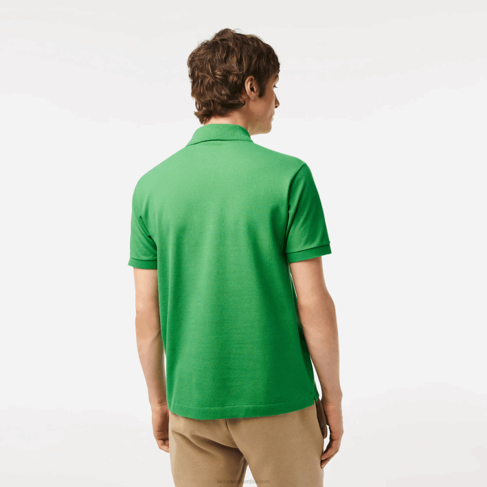 hombres Lacoste 6F24156 verde l94 polo original l.12.12