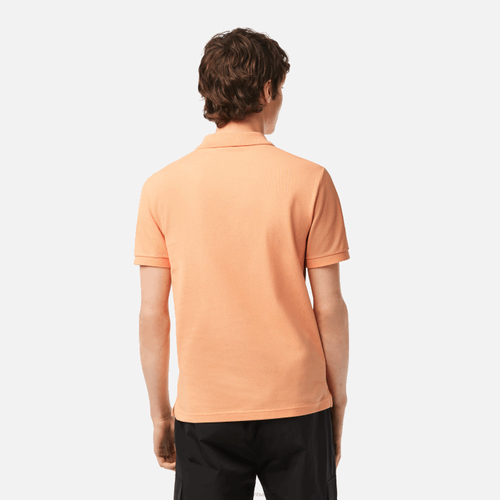 hombres Lacoste 6F24157 naranja claro heb polo original l.12.12 slim fit