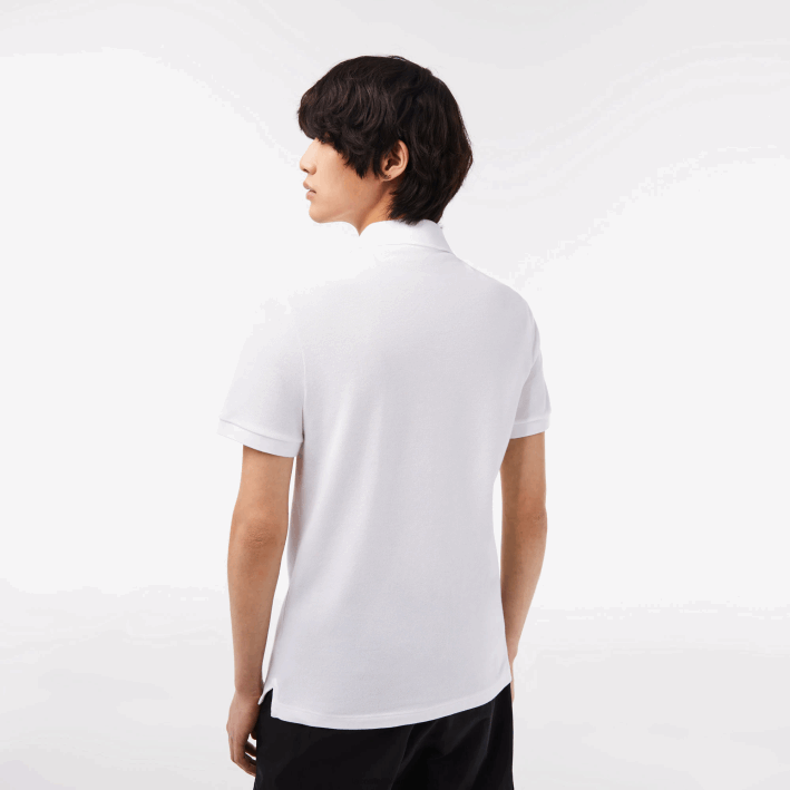 hombres Lacoste 6F24158 blanco 001 polo original l.12.12 slim fit