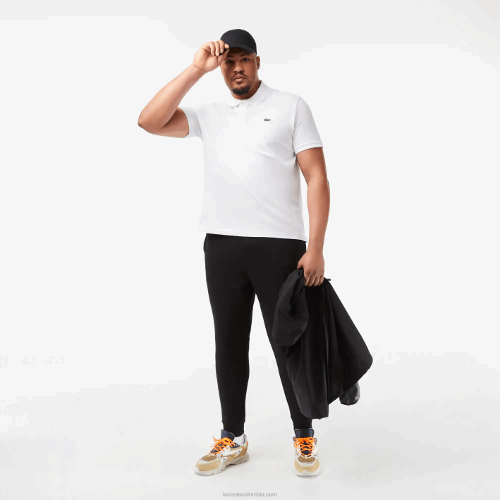 hombres Lacoste 6F24158 blanco 001 polo original l.12.12 slim fit
