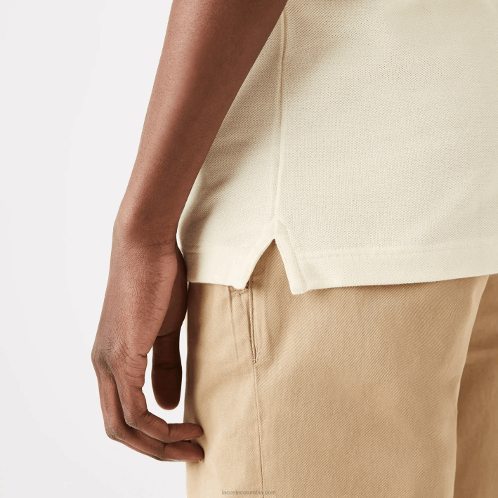 hombres Lacoste 6F24159 xfj blanco polo original l.12.12 slim fit