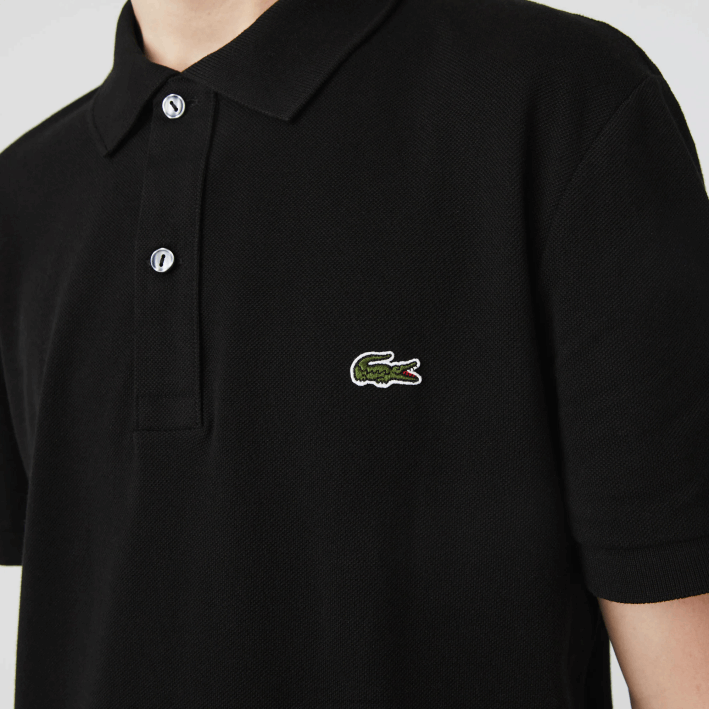 hombres Lacoste 6F24160 negro 031 polo original l.12.12 slim fit