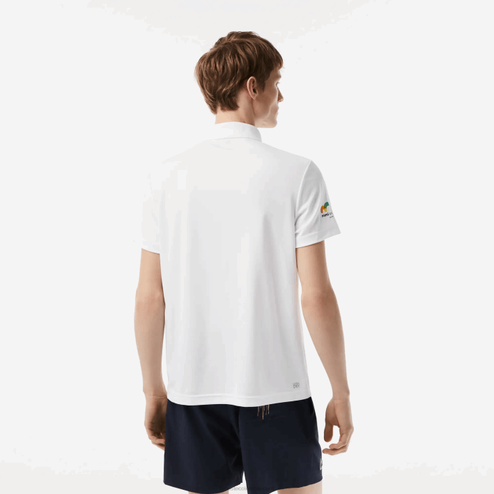 hombres Lacoste 6F24205 blanco 001 sport miami polo de piqué edición abierta
