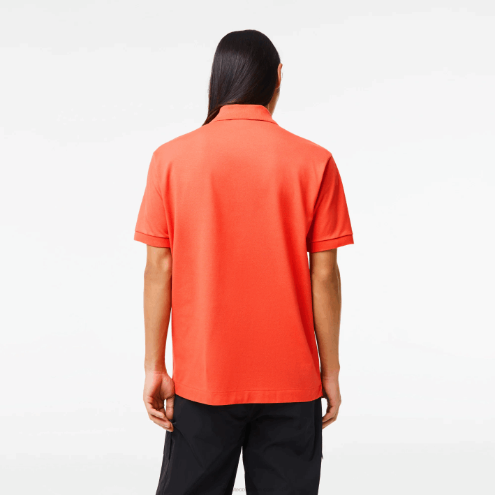hombres Lacoste 6F24221 naranja 02k polo original l.12.12