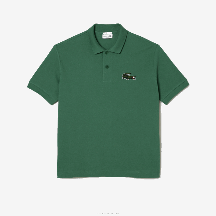 hombres Lacoste 6F24229 verde caqui kx5 polo holgado original l.12.12