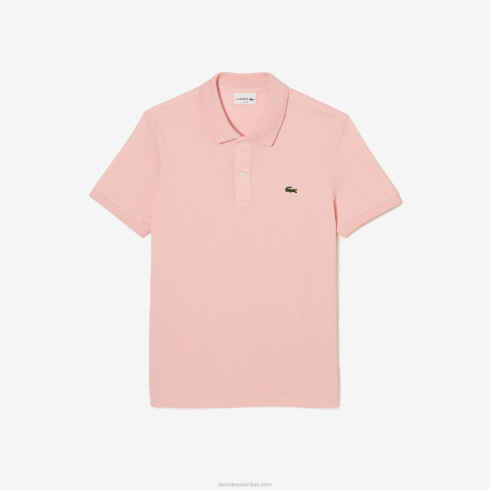 hombres Lacoste 6F24243 rosa kf9 polo original l.12.12 slim fit