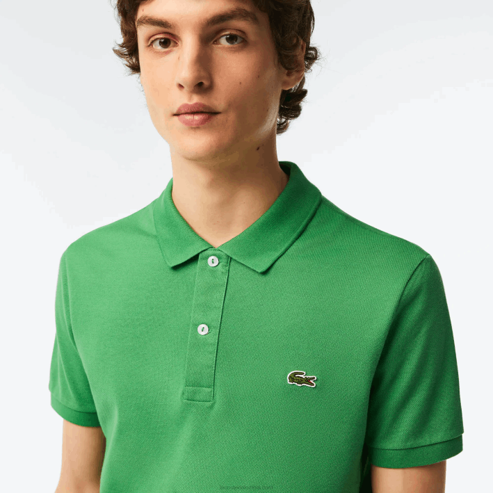 hombres Lacoste 6F24248 verde l94 polo original l.12.12 slim fit