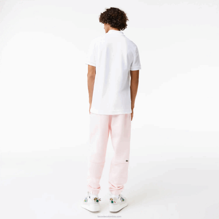 hombres Lacoste 6F24575 blanco 001 polo de piqué de algodón orgánico