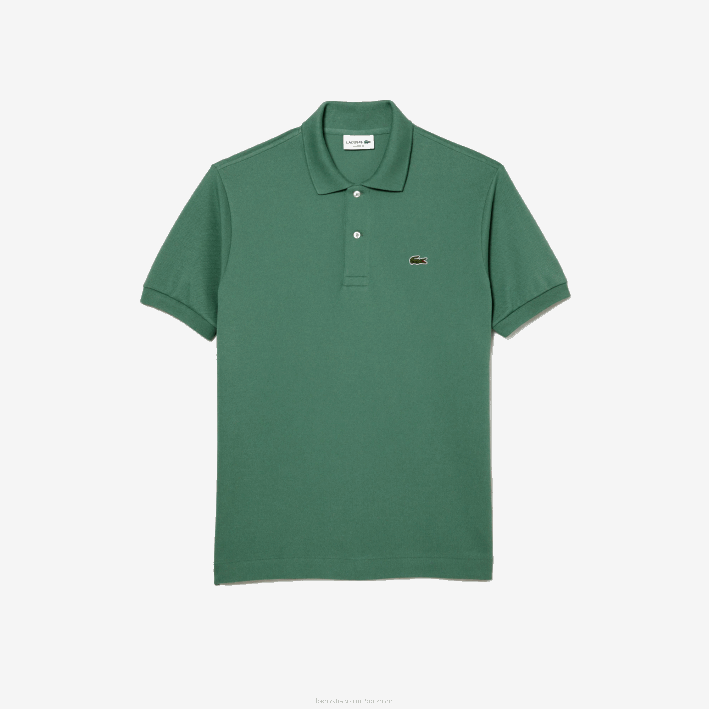 hombres Lacoste 6F2458 verde caqui kx5 polo original l.12.12