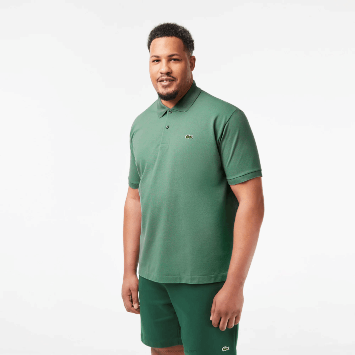hombres Lacoste 6F2458 verde caqui kx5 polo original l.12.12