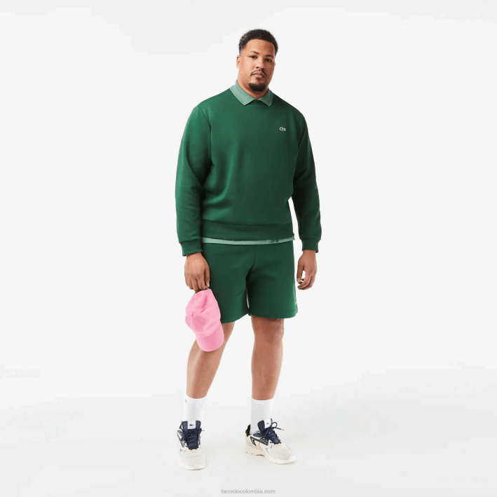 hombres Lacoste 6F2458 verde caqui kx5 polo original l.12.12