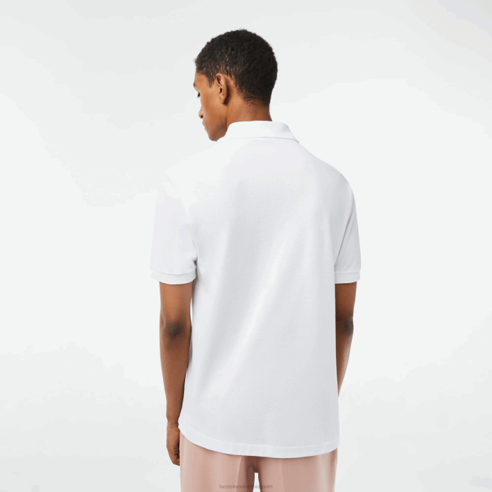 hombres Lacoste 6F24606 blanco 001 polo original l.12.12
