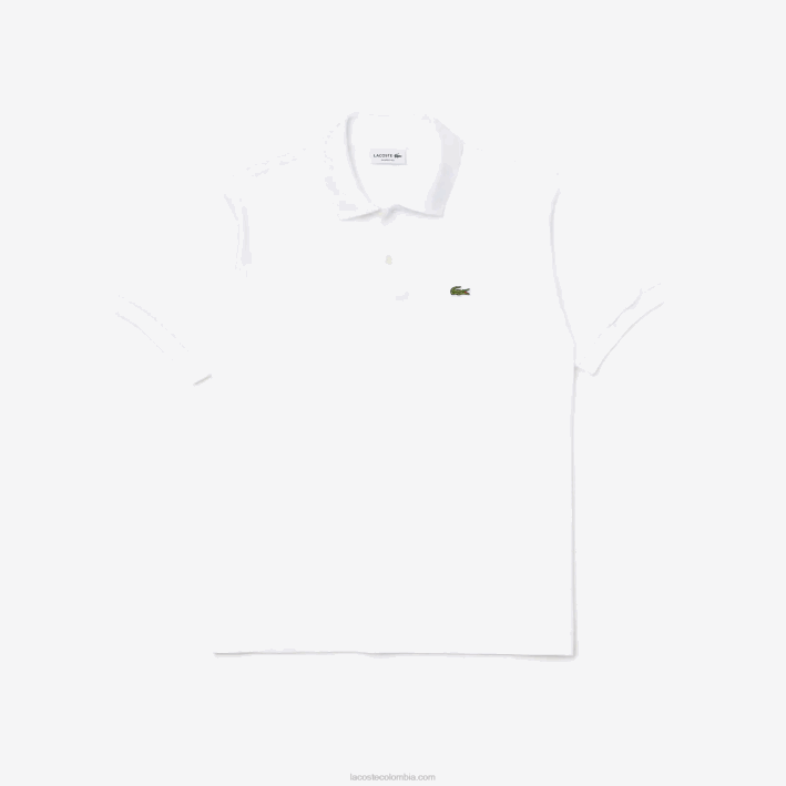 hombres Lacoste 6F24606 blanco 001 polo original l.12.12