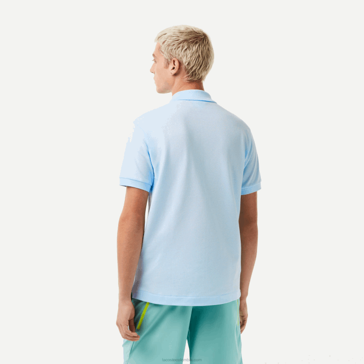 hombres Lacoste 6F2461 azul claro t01 polo original l.12.12