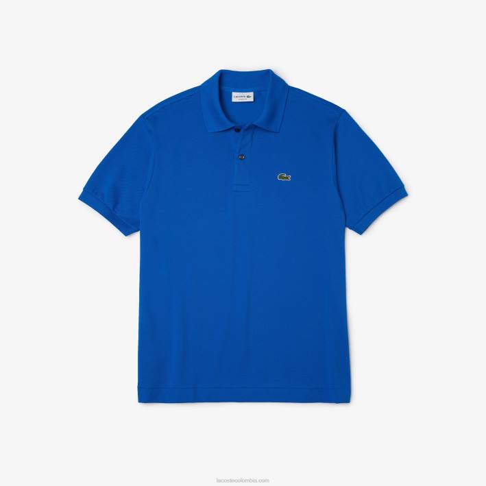 hombres Lacoste 6F24654 azul k1q polo original l.12.12