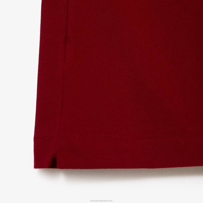 hombres Lacoste 6F24656 burdeos 476 polo original l.12.12