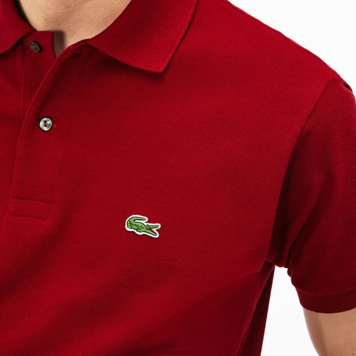 hombres Lacoste 6F24656 burdeos 476 polo original l.12.12