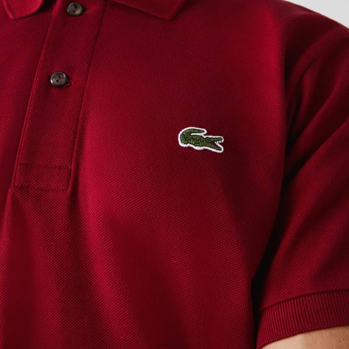 hombres Lacoste 6F24656 burdeos 476 polo original l.12.12