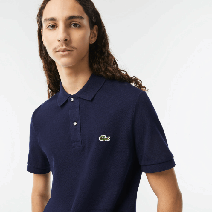 hombres Lacoste 6F24685 azul marino 166 polo original l.12.12 slim fit
