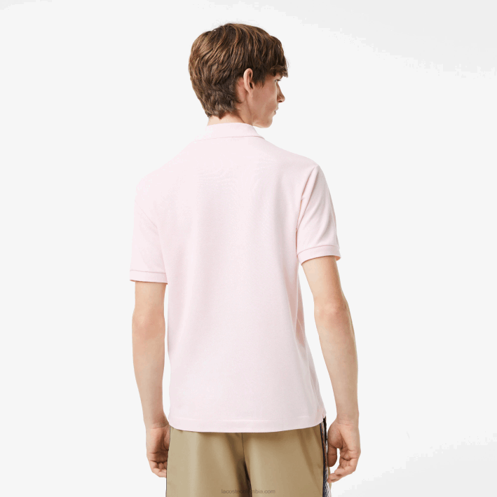 hombres Lacoste 6F24703 rosa claro t03 polo original l.12.12