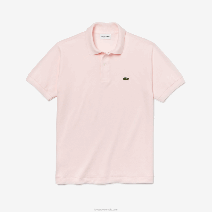 hombres Lacoste 6F24703 rosa claro t03 polo original l.12.12