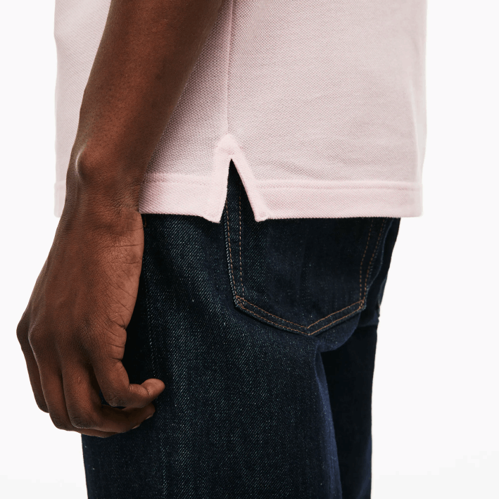 hombres Lacoste 6F24740 rosa claro t03 polo original l.12.12 slim fit