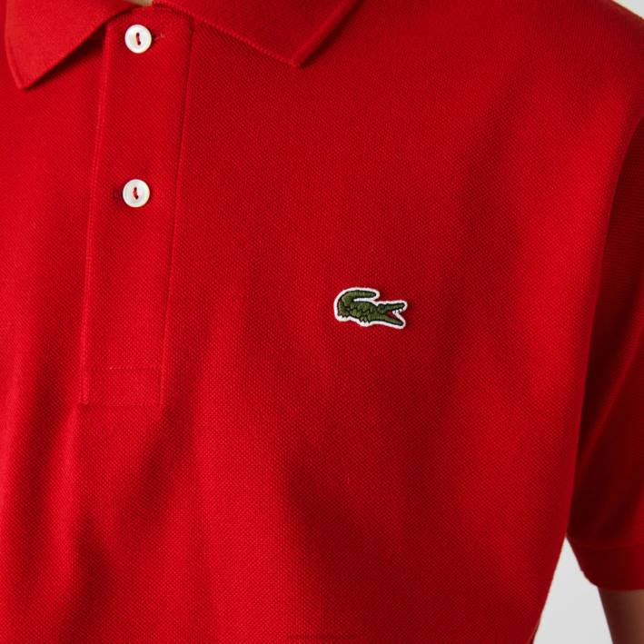 hombres Lacoste 6F24775 rojo 240 polo original l.12.12
