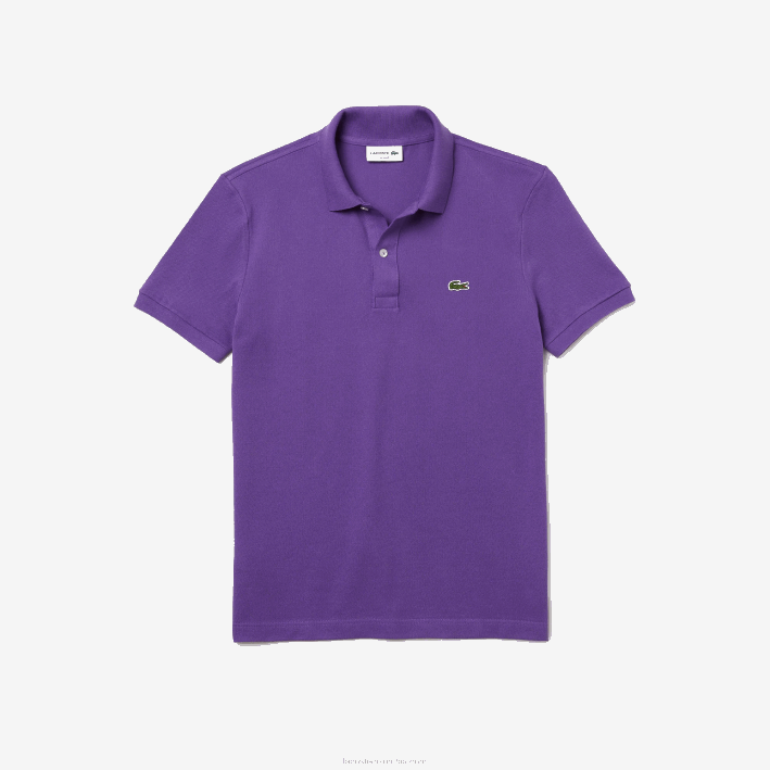 hombres Lacoste 6F24789 púrpura s5z polo original l.12.12 slim fit