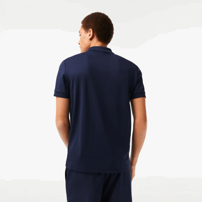 hombres Lacoste 6F24791 azul marino 166 polo de algodón pima regular fit