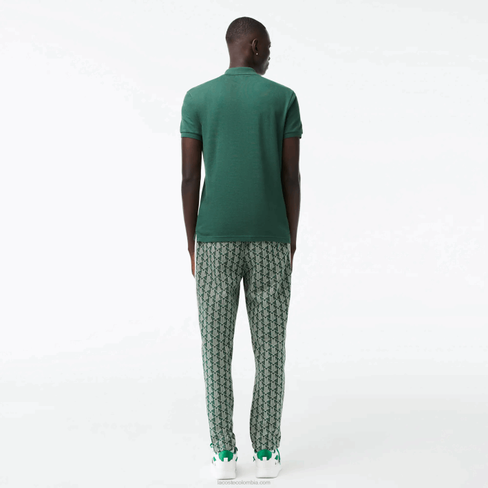 hombres Lacoste 6F24834 verde 5hx polo original l.12.12 slim fit