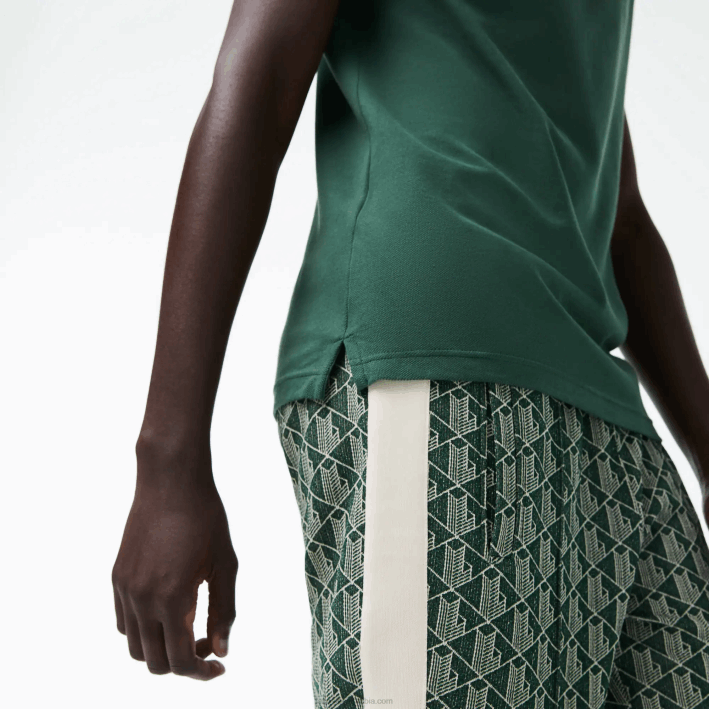 hombres Lacoste 6F24834 verde 5hx polo original l.12.12 slim fit