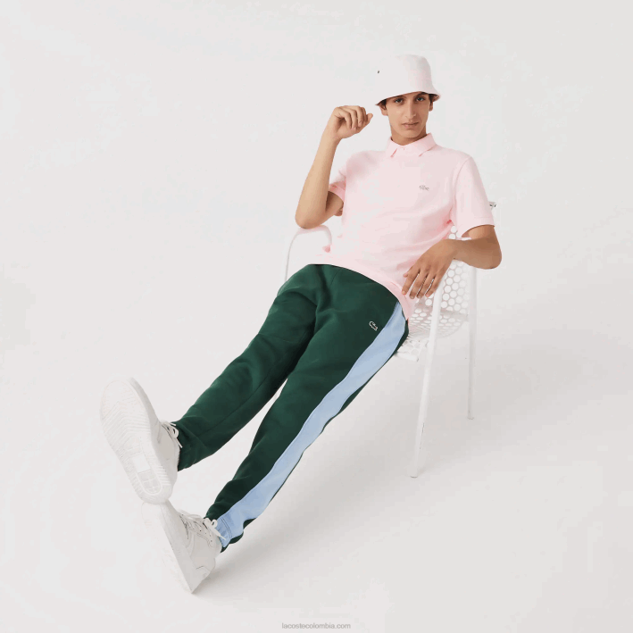 hombres Lacoste 6F24835 rosa claro t03 polo de piqué de algodón elástico smart paris