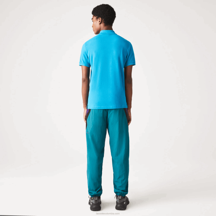 hombres Lacoste 6F24837 azul gh9 polo original l.12.12 slim fit