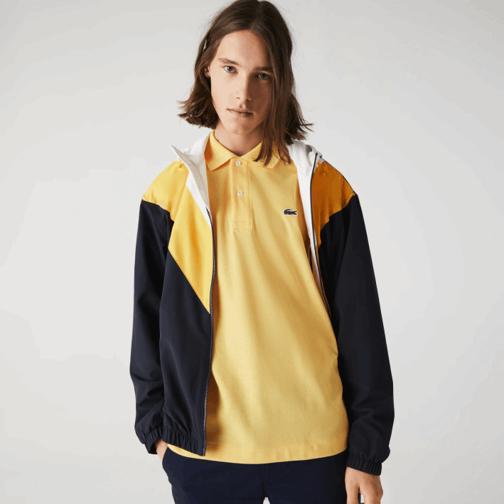 hombres Lacoste 6F24870 amarillo z0a polo original l.12.12