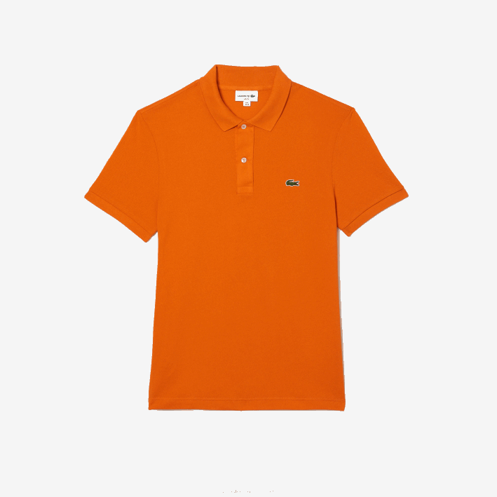 hombres Lacoste 6F24876 naranja z4d polo original l.12.12 slim fit