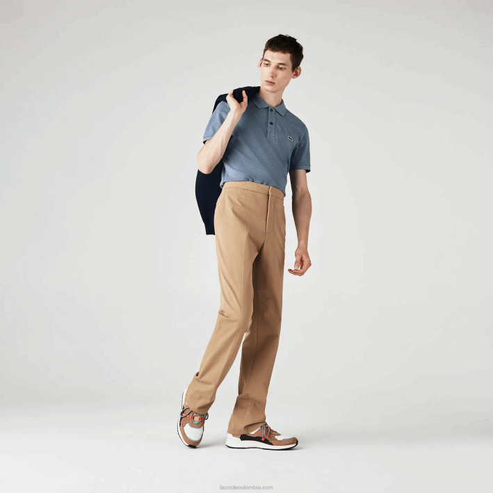 hombres Lacoste 6F24883 lomo azul 1gf polo original l.12.12 slim fit