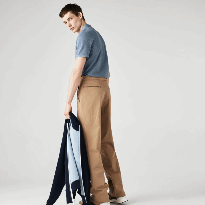 hombres Lacoste 6F24883 lomo azul 1gf polo original l.12.12 slim fit