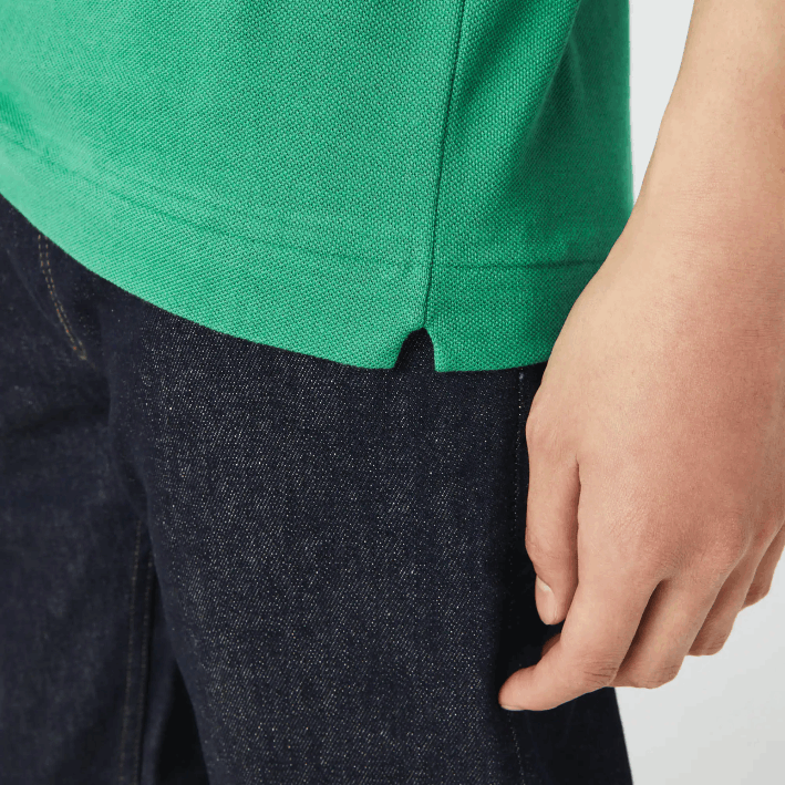 hombres Lacoste 6F24884 ldm verde polo original l.12.12