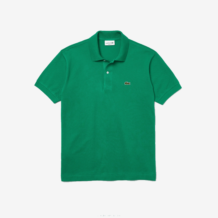 hombres Lacoste 6F24884 ldm verde polo original l.12.12