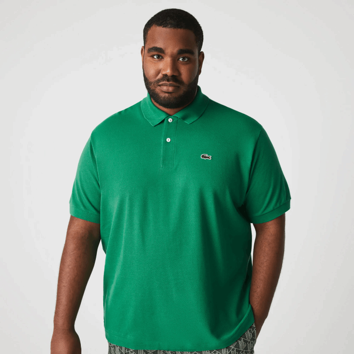 hombres Lacoste 6F24884 ldm verde polo original l.12.12