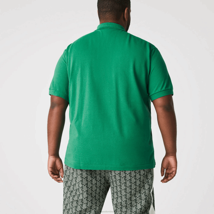 hombres Lacoste 6F24884 ldm verde polo original l.12.12