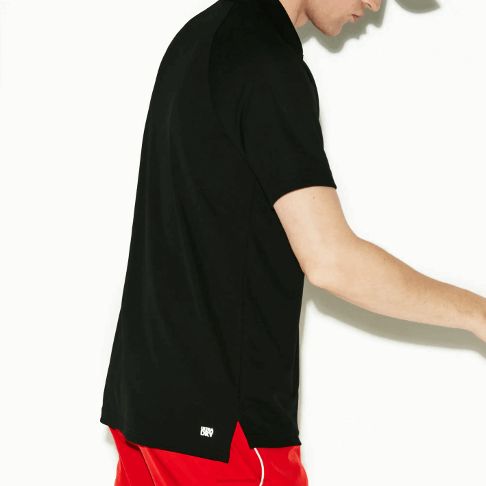 hombres Lacoste 6F24886 negro 031 Polo piqué sport transpirable anti-uv