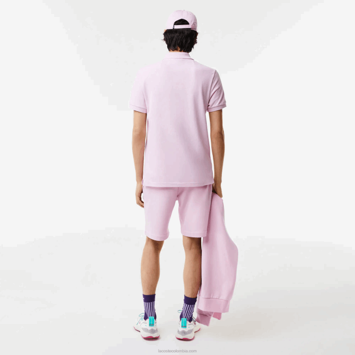 hombres Lacoste 6F24889 rosa z4h polo original l.12.12 slim fit