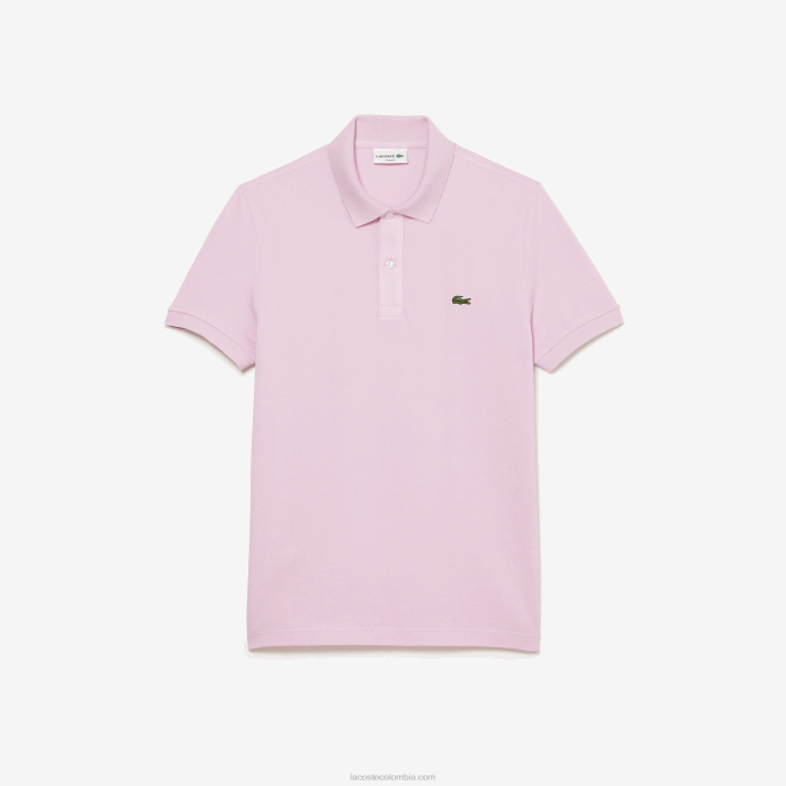hombres Lacoste 6F24889 rosa z4h polo original l.12.12 slim fit