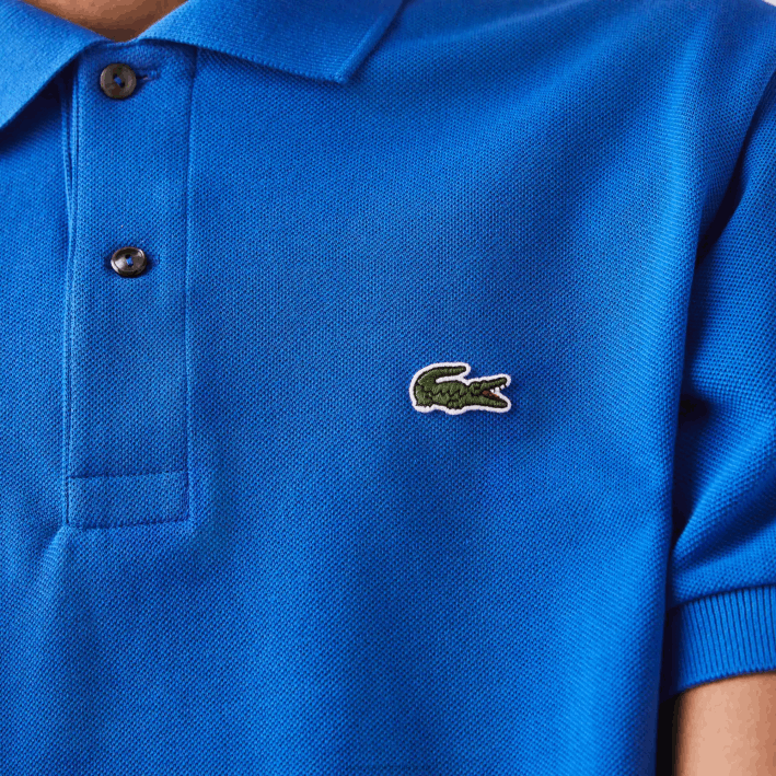 hombres Lacoste 6F24894 qpt azul polo original l.12.12