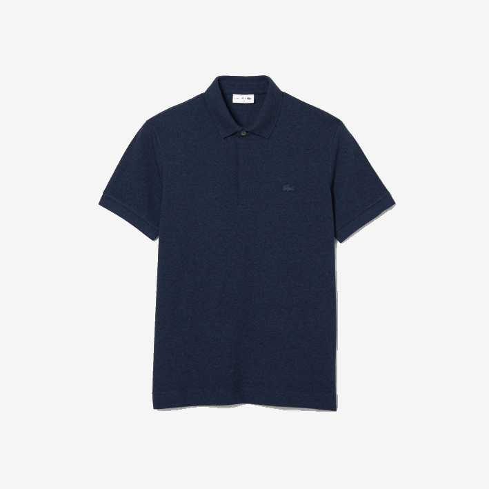 hombres Lacoste 6F24931 lomo azul 3gf polo de piqué de algodón elástico smart paris